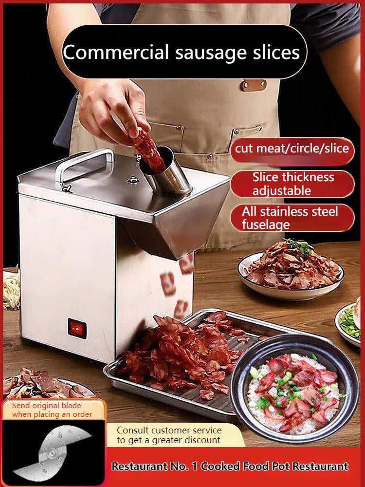 Bacon Slicer Multifunctional Cutter Sausage Cutter Circle Chili Bacon –  CokMaster