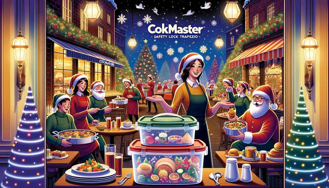 Elevate Your Christmas Service with CokMaster's Safety Lock Containers
