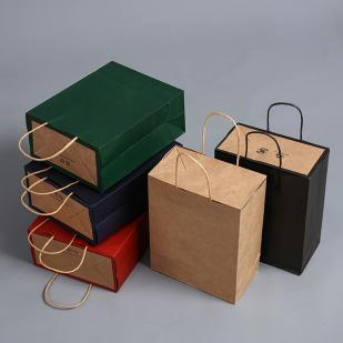 Choice Natural Kraft Paper Shopping Bag with Handles (Customizable) - 250/Case