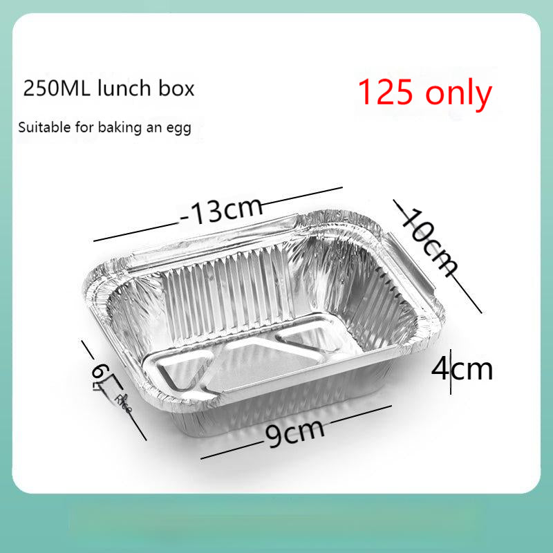 Tin tray barbecue foil plate packing takeaway lunch box