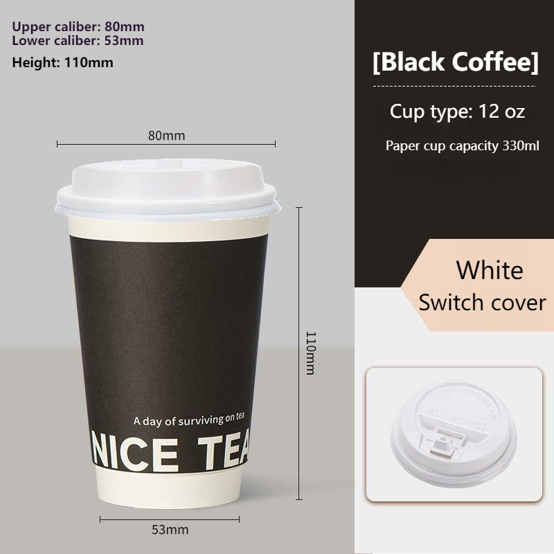 Disposable coffee cup take away hot drink paper cup