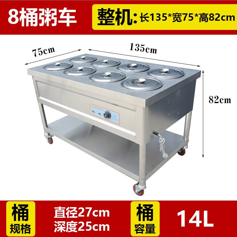 Commercial insulated car tank insulation plate rice selling stage breakfast stall flow heating refrigerator wagon quick bar - CokMaster