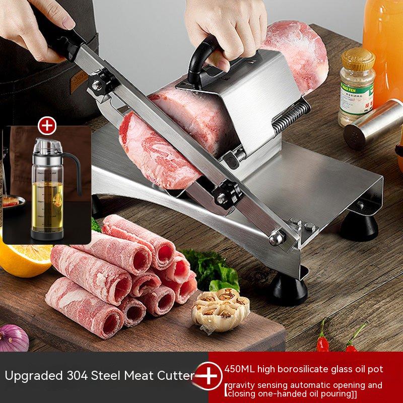 Cut lamb roll slicer hot pot beef slices fried beef meat slicer household small sliced meat machine meat slicer - CokMaster