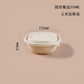 Disposable bowl degradation lunch box environmentally friendly corn starch tableware takeaway divided lunch box to-go box lunch box - CokMaster
