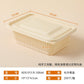 Disposable corn starch lunch box food grade environmentally friendly degradable divided lunch box microwave heating takeaway packing box - CokMaster