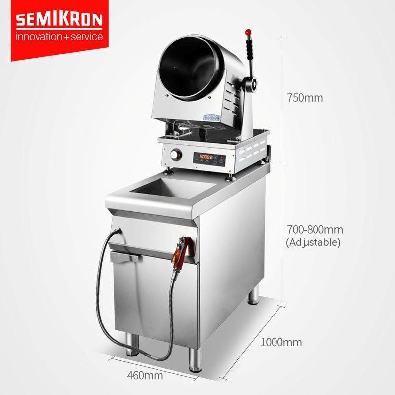 Full-automatic k machine for frying commercial wok drum cooking large intelligent robot automatic cooker open flame S25 - CokMaster