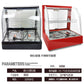 Heated display cabinet commercial heating thermostat food display cabinet small desktop egg tart chestnut bread drink deli cabinet - CokMaster