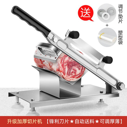 Lamb roll slicer household manual cutting rice cake knife donkey