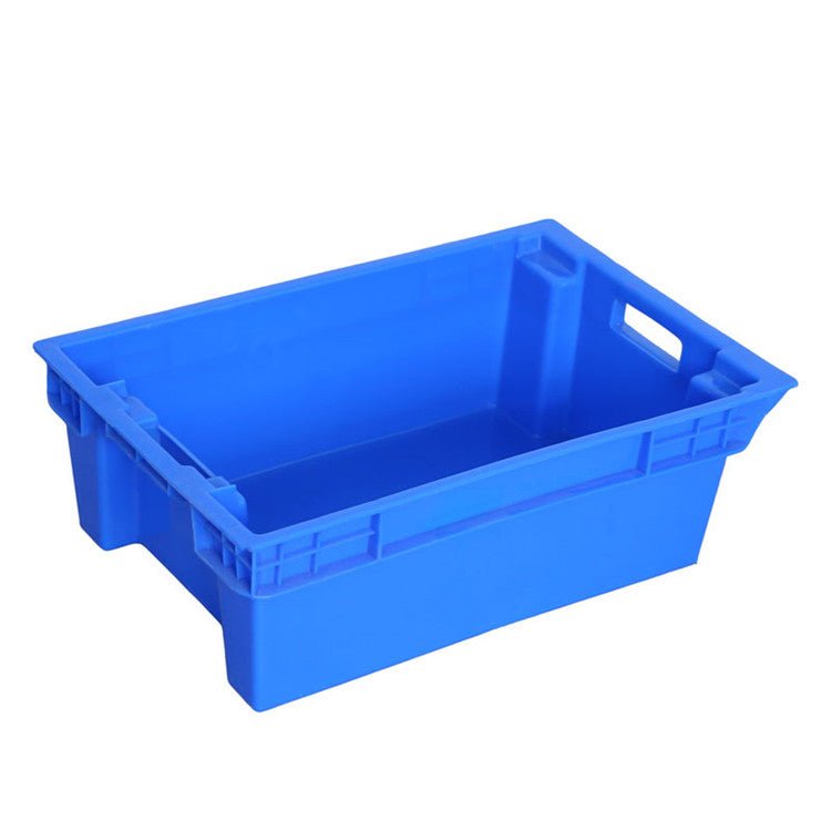 Plastic inverted pork transport basket cold fresh meat Non-airtight crate thickened dislocation basket fresh basket - CokMaster