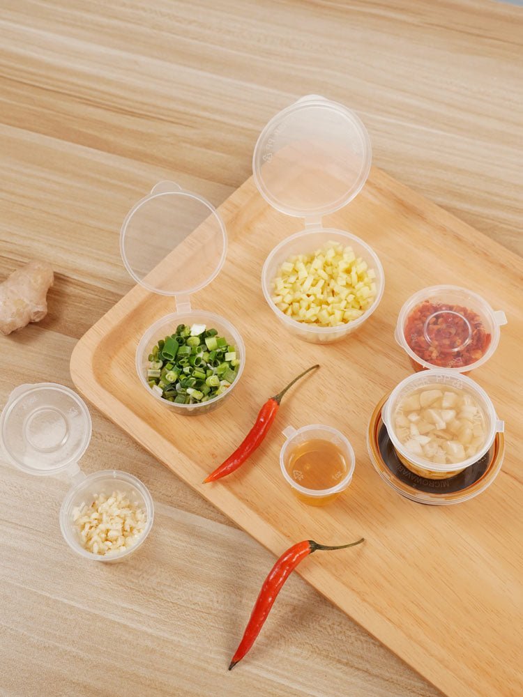 Sauce container disposable to-go box sealed seasoning Box takeaway one –  CokMaster